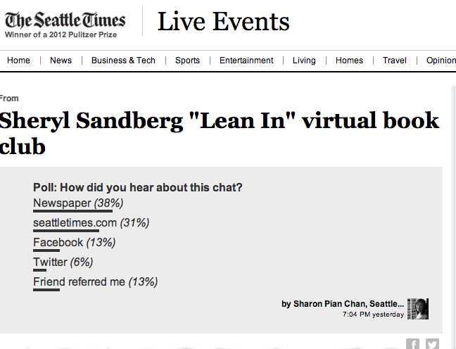 seattle times chat